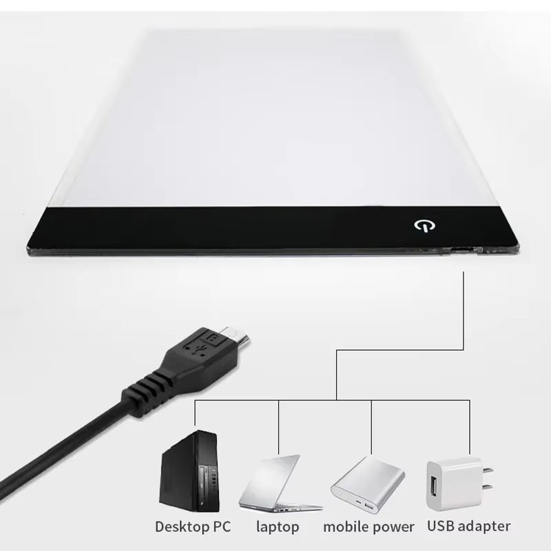 A3/A4/A5 Level Dimmable Led Drawing Copy Pad Board