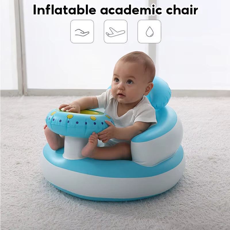 Baby Inflatable Seat for Babies Built in Air Pump Infant Back Support Sofa Infant Support Seat Toddler Chair for Sitting up Gift