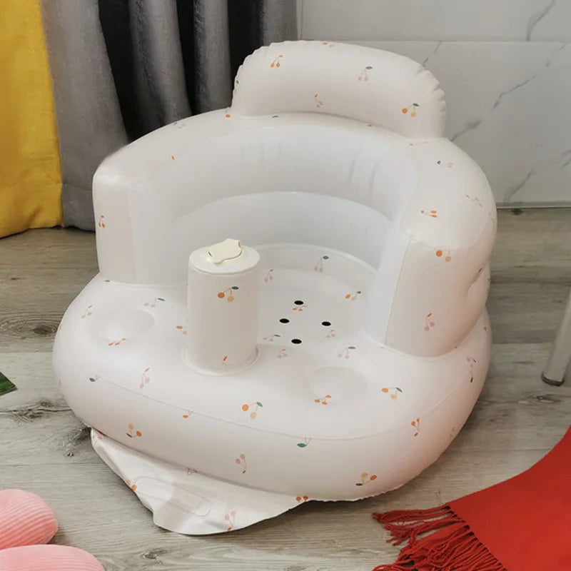 Baby Inflatable Seat for Babies Built in Air Pump Infant Back Support Sofa Infant Support Seat Toddler Chair for Sitting up Gift