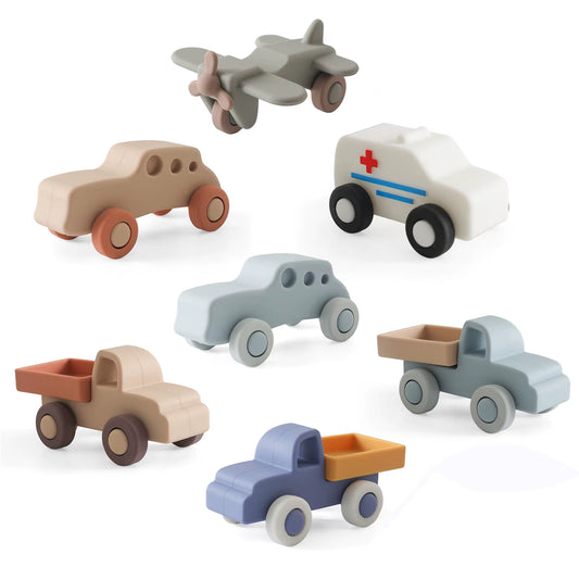 Baby Silicone Car Toys 