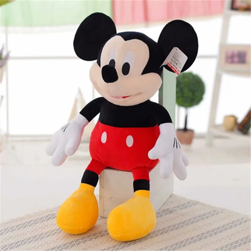 Disney Mickey Mouse Minnie Donald Duck Daisy Goofy Pluto Plush Toy Cartoon Soft Stuffed Dolls Pillows 