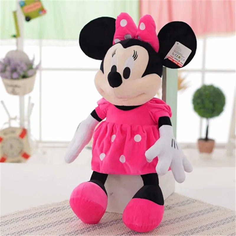 Disney Mickey Mouse Minnie Donald Duck Daisy Goofy Pluto Plush Toy Cartoon Soft Stuffed Dolls Pillows 