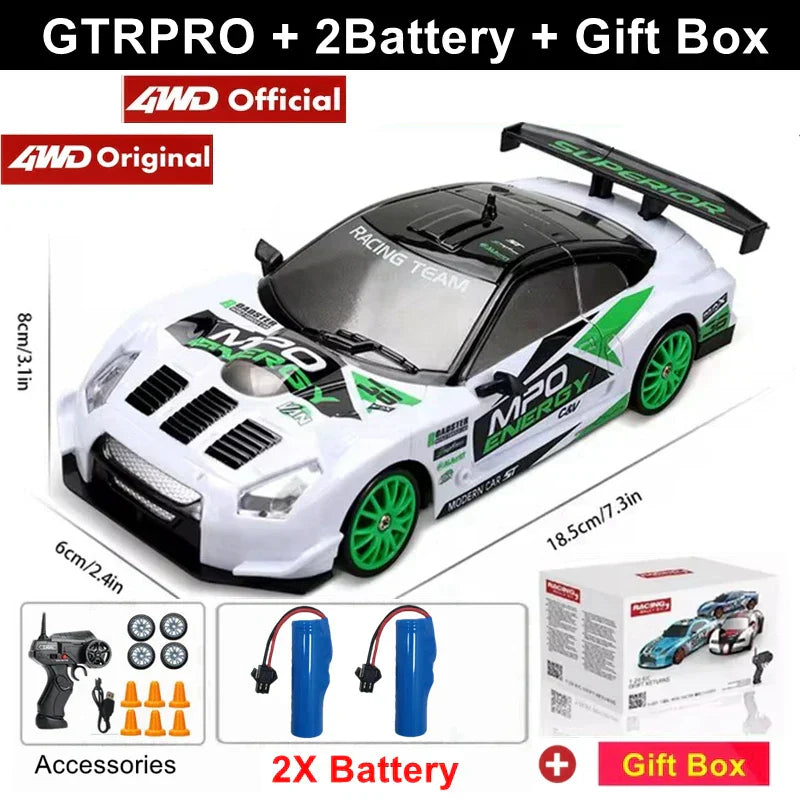 High-performance RC drift car with remote control 4WD Racing RC drift car for racing enthusiasts