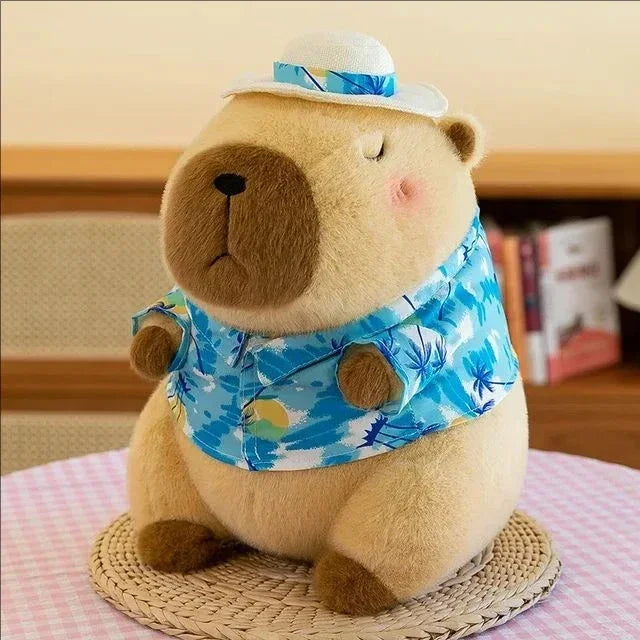 Cute Capybara Plush Toy with Stretchable Snot