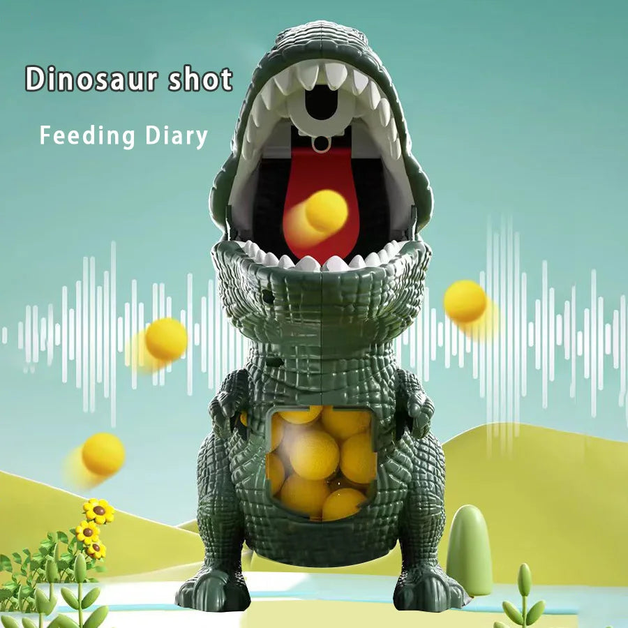 Dinosaur Shooting Tyrannosaurus Rex Ball Soft Bullet Gun Parent Child Interactive Game