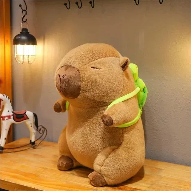 Cute Capybara Plush Toy with Stretchable Snot