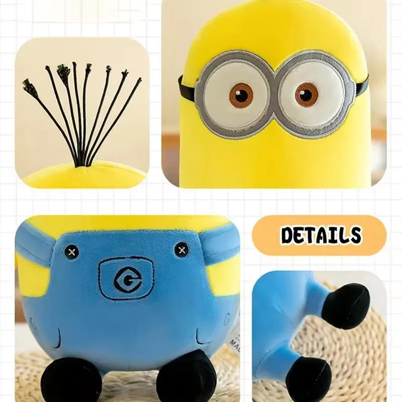 Cute Minions Movie Characters Yellow Plush Toys