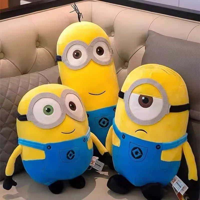 Cute Minions Movie Characters Yellow Plush Toys