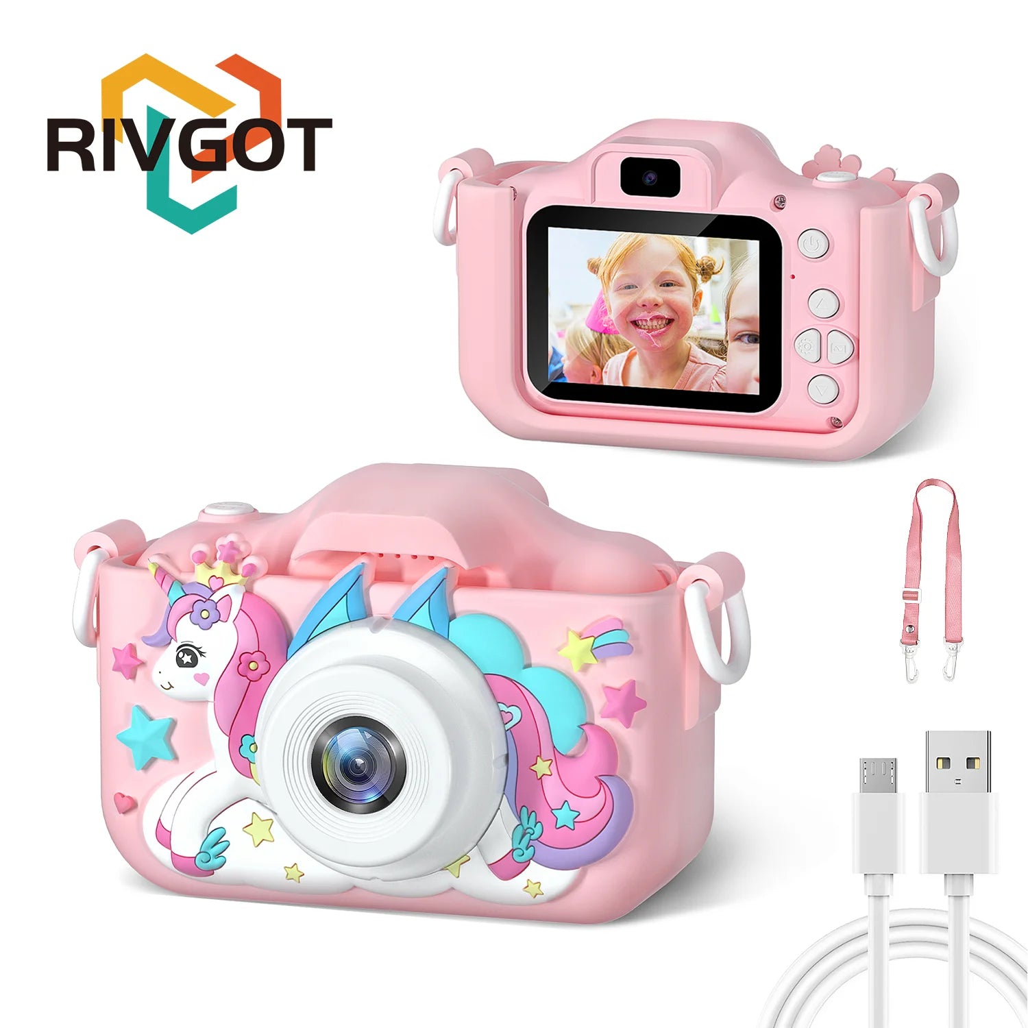 Children Camera 1080P HD Toddler Digital Video Camera 2.0-Inch 