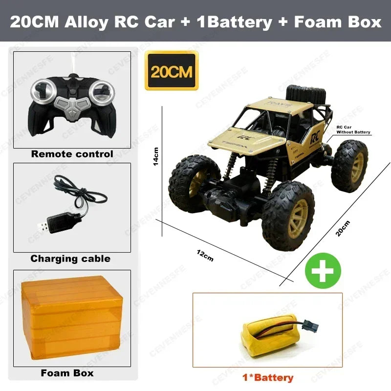 Radio Buggy 4WD RC Truck with Led Lights 