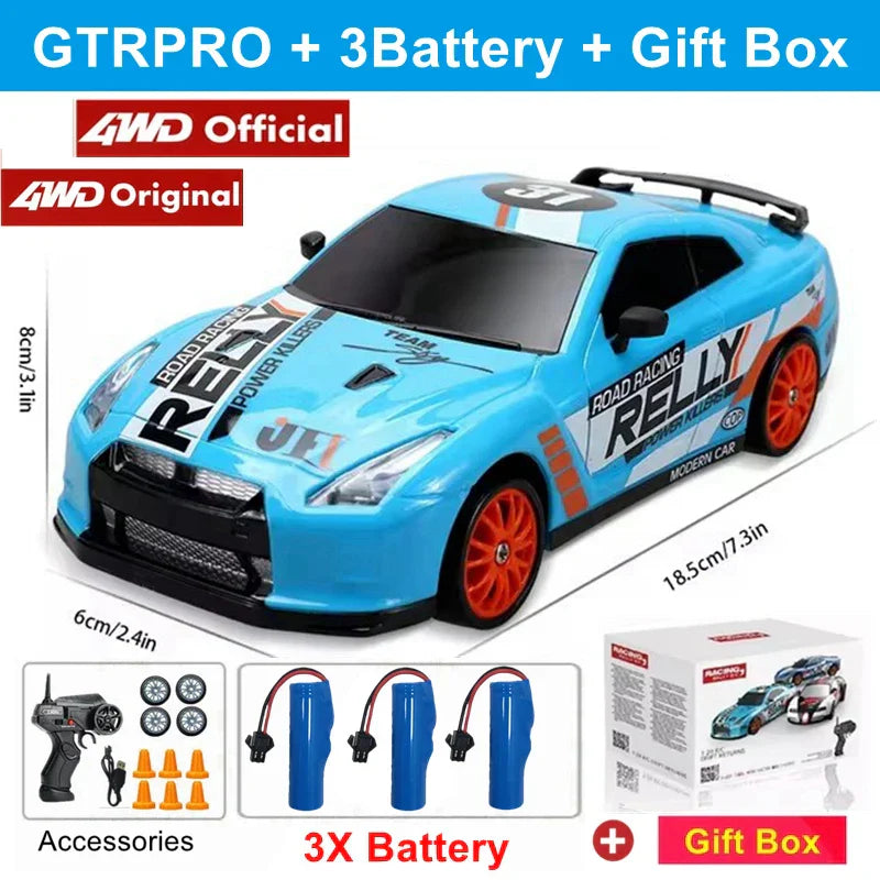 High-performance RC drift car with remote control 4WD Racing RC drift car for racing enthusiasts