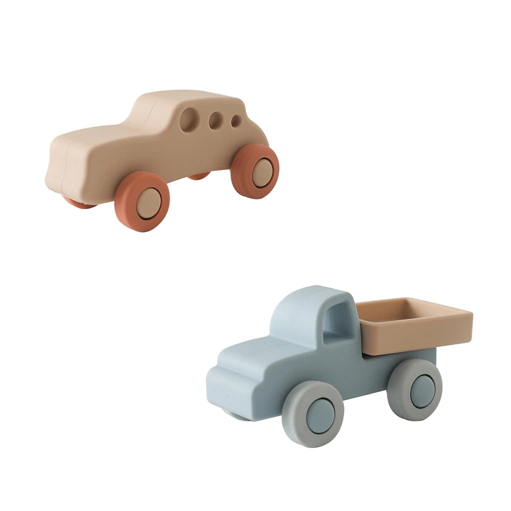 Baby Silicone Car Toys 