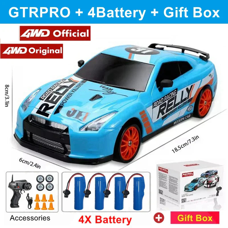 High-performance RC drift car with remote control 4WD Racing RC drift car for racing enthusiasts