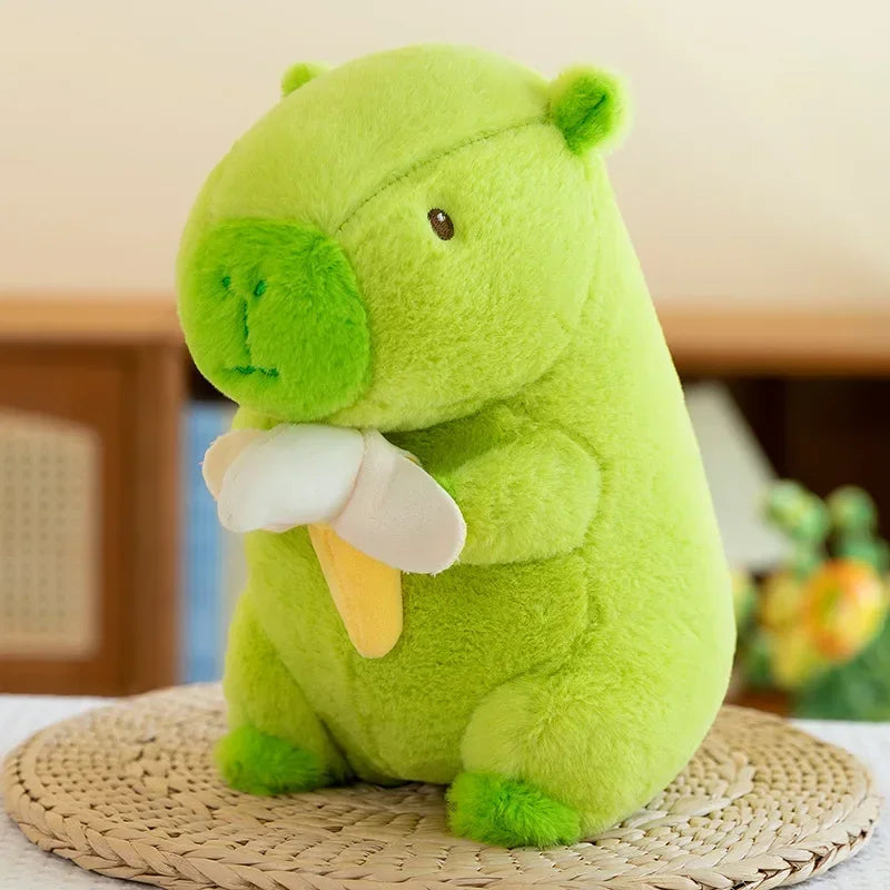 Cute Capybara Plush Toy with Stretchable Snot