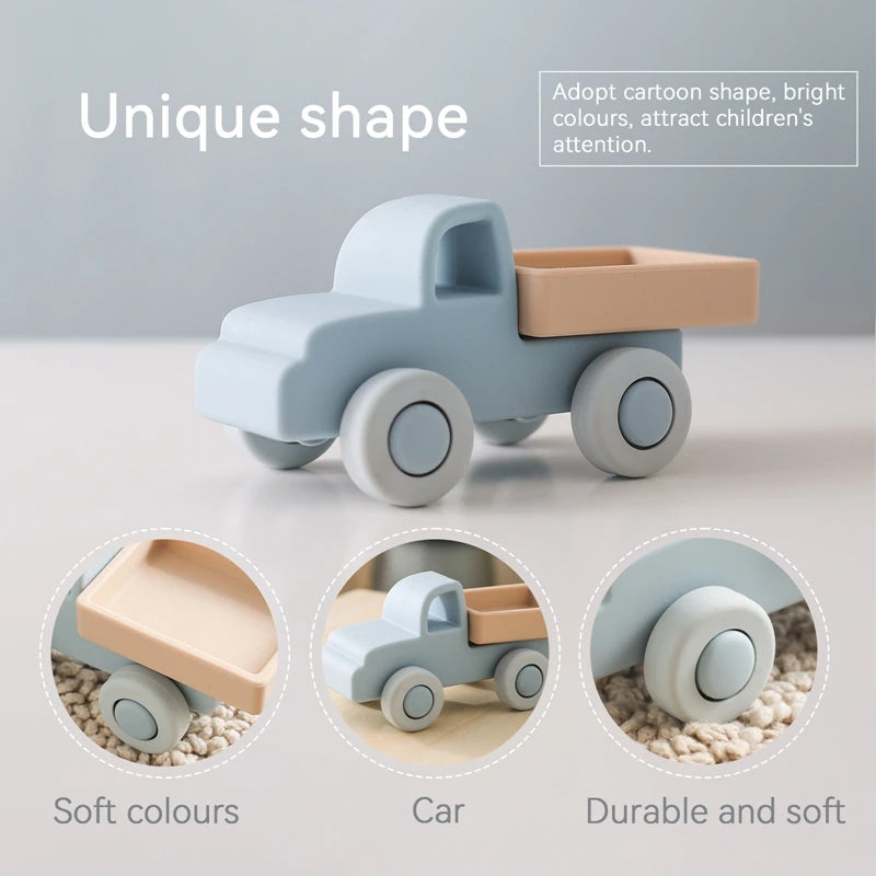 Baby Silicone Car Toys 