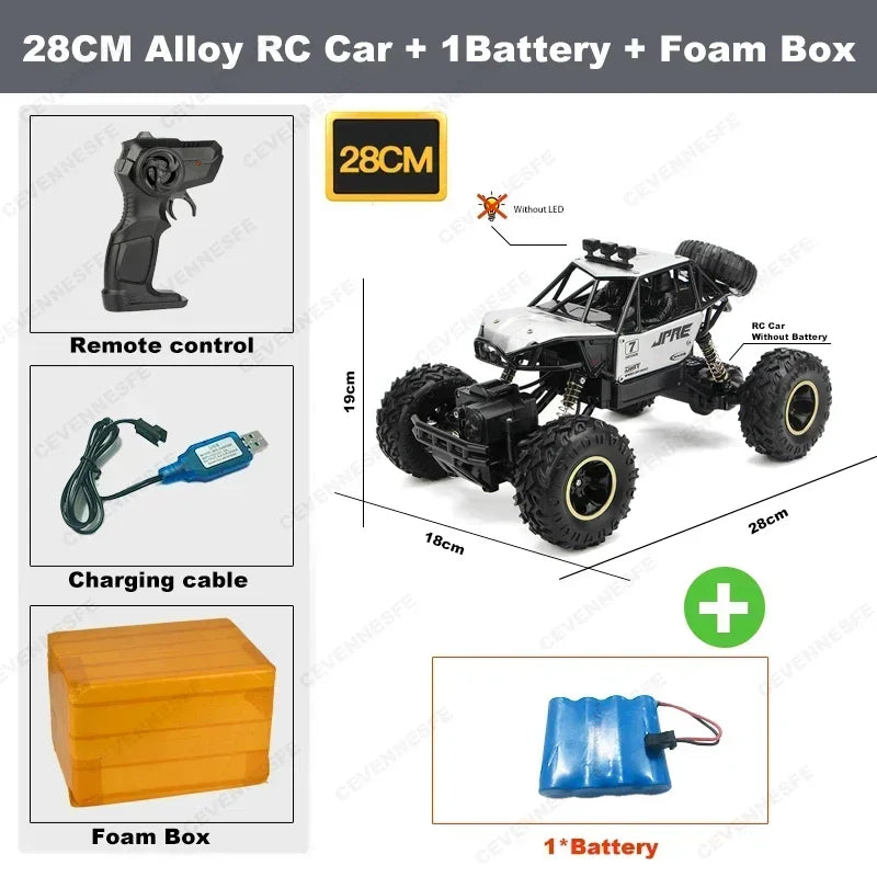 Radio Buggy 4WD RC Truck with Led Lights 