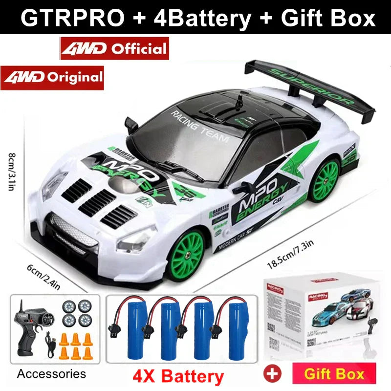 High-performance RC drift car with remote control 4WD Racing RC drift car for racing enthusiasts