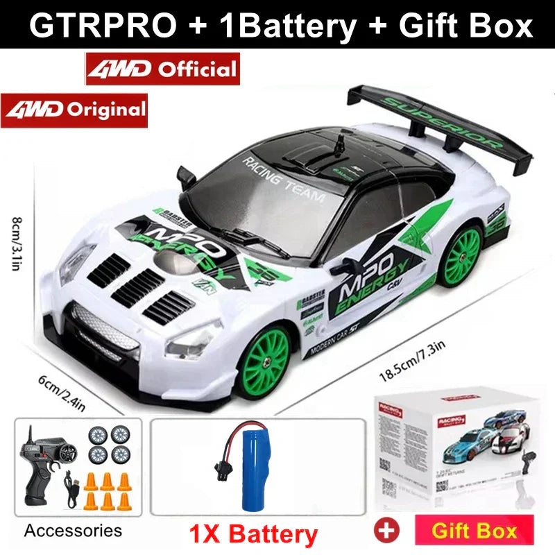 High-performance RC drift car with remote control 4WD Racing RC drift car for racing enthusiasts