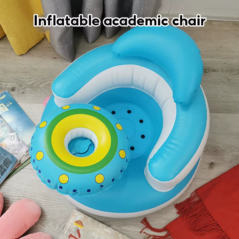 Baby Inflatable Seat for Babies Built in Air Pump Infant Back Support Sofa Infant Support Seat Toddler Chair for Sitting up Gift