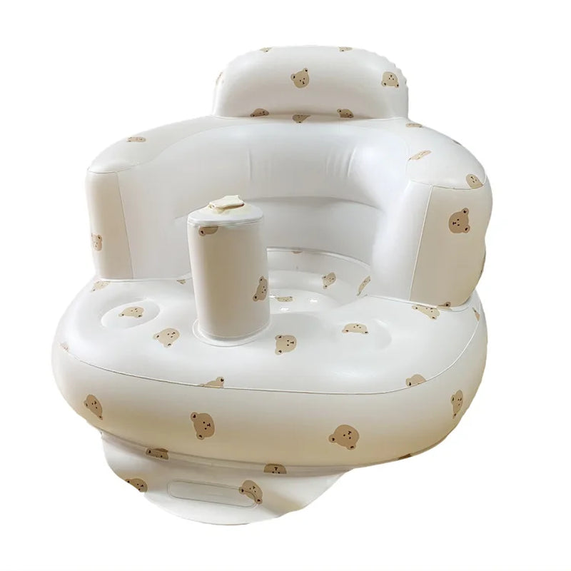 Baby Inflatable Seat for Babies Built in Air Pump Infant Back Support Sofa Infant Support Seat Toddler Chair for Sitting up Gift