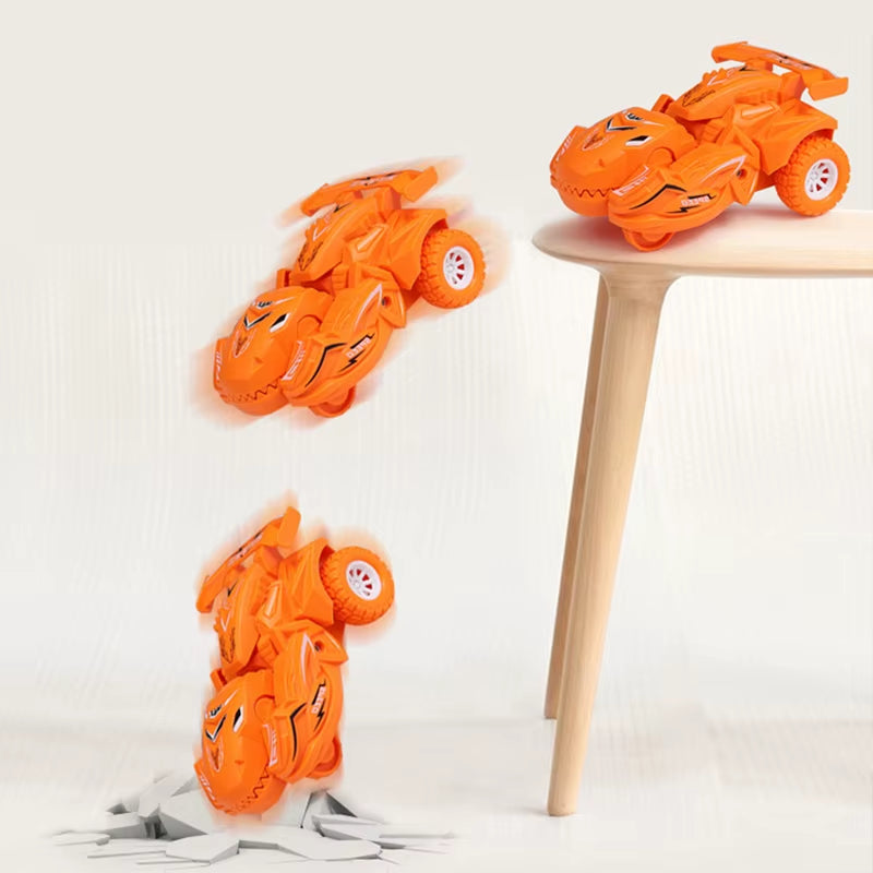 Transforming Dinosaur Car Deformation Car Toys Inertial Sliding Dino Car Automatic Transform Toys Boy Toys Birthday Gift